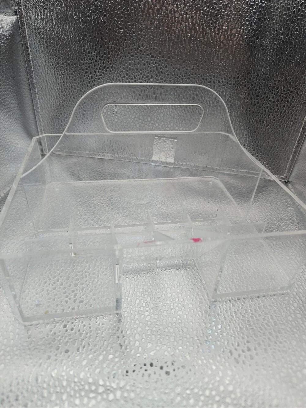 Mary Kay Clear Acrylic Makeup Organizer Cosmetic Caddy Vanity Storage Tray